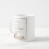 Honden Zwangerschapsaankondiging Koffiemok (Voorkant links)