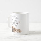 Honden Zwangerschapsaankondiging Koffiemok (Voorkant links)