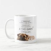 Honden Zwangerschapsaankondiging Koffiemok (Links)