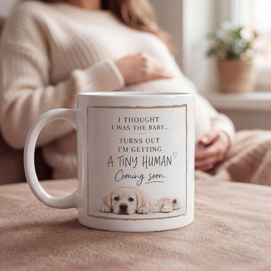 Honden Zwangerschapsaankondiging Koffiemok