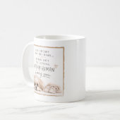 Honden Zwangerschapsaankondiging Koffiemok (Voorkant links)