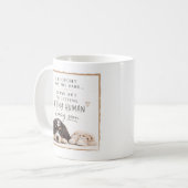 Honden Zwangerschapsaankondiging Koffiemok (Voorkant links)