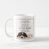 Honden Zwangerschapsaankondiging Koffiemok (Links)