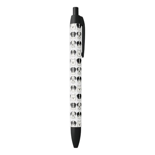 Honden Zwarte Inkt Pen (Achterkant (Verticaal))
