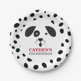 Honden Zwarte Vlek Dalmatiër Verjaardag Papieren B Bordje