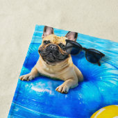 Honden zwembadfeest strandlaken (In situ)
