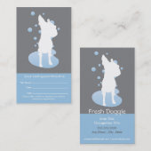 Hondenafspraak visitekaartje afsprakenkaartje (Voorkant / Achterkant)