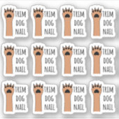 Hondenagels Knippen Nagelknipherinnering Huisdierv Sticker (Voorkant)