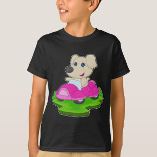 hondenauto t-shirt