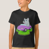 hondenauto t-shirt (Voorkant)