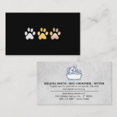 Hondenbad-icoon Visitekaartje (Voorkant / Achterkant)