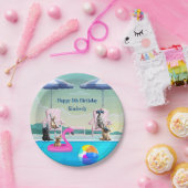 Hondenbadfeest Papieren Bordje (Feest)