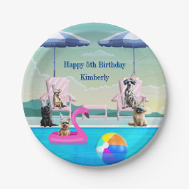 Hondenbadfeest Papieren Bordje