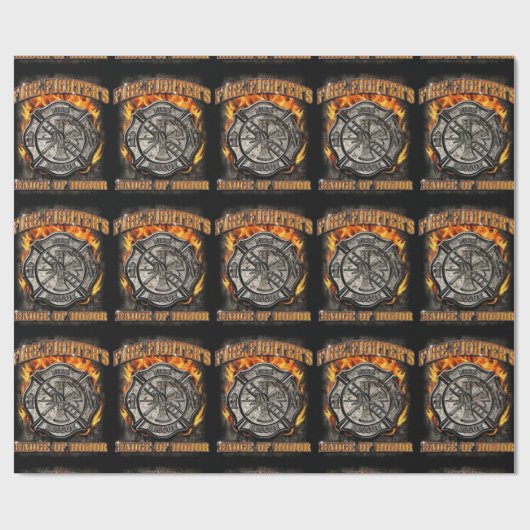 Hondenbadge Cadeaupapier (Vlak)