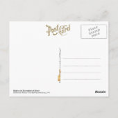 Hondenbadges en decoraties briefkaart (Achterkant)