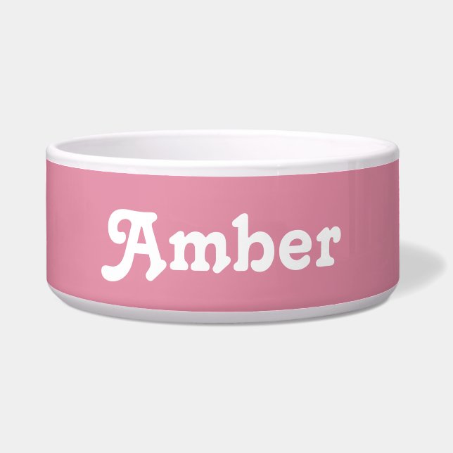 Hondenbak Amber Voerbakje (Voorkant)