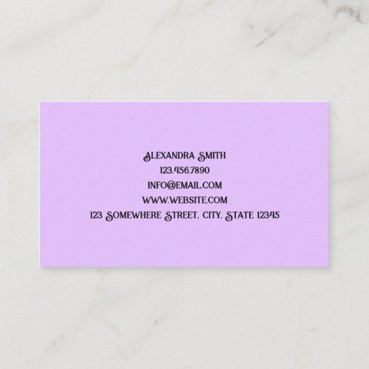 Hondenbakkerij Custom QR Visitekaartje (Achterkant)