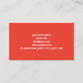 Hondenbakkerij Custom QR Visitekaartje (Achterkant)