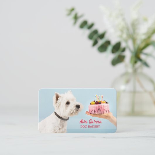 hondenbakkerij visitekaartje (Staand voorkant)