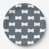 hondenbeenderen papieren bordje (Voorkant)