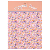 hondenbeendervoer apron klembord (Achterkant)