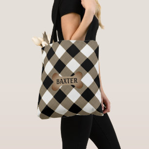 Hondenbenodigdheden Buffalo Controleer spelnaam Tote Bag