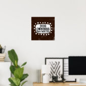 Hondenbezitters hebben meer leuke Poster muurkunst (Thuiskantoor)
