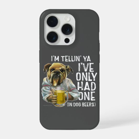 Hondenbieren Case-Mate iPhone Hoesje 15 Pro Case (Achterkant)