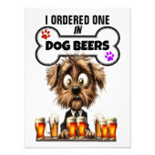 HONDENBIEREN FOTO AFDRUK (Voorkant)