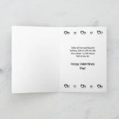 Hondenblaffen en Woofs Valentijnsdag Kaart (Binnen)