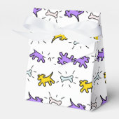 Hondenbot Graffiti Stijl Kies Kleur Favor Box 1 Bedankdoosjes (Voorkant Zijde)