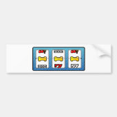 Hondenbotjackpot Bumpersticker (Voorkant)