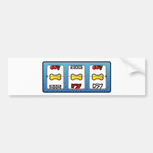 Hondenbotjackpot Bumpersticker (Voorkant)