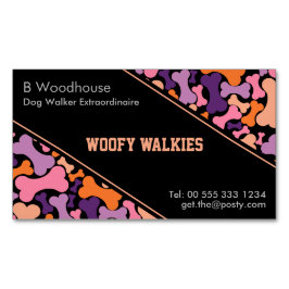 hondenbotontwerp bedrijf Stationery Visitekaartje Magnetisch Visitekaartje