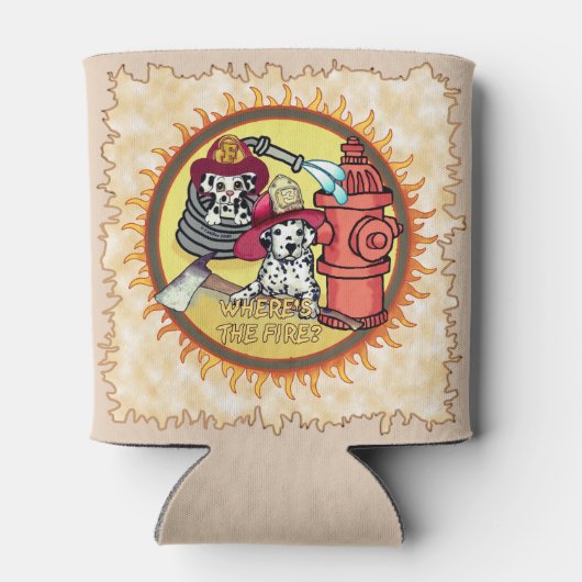 Hondenbrandweer koelbox blikjeskoeler (Achterkant)