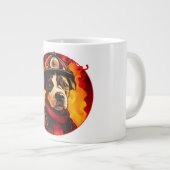 hondenbrandweerman grote koffiekop (Voorkant rechts)