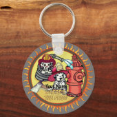 Hondenbrandweerman sleutelhanger (Voorkant)