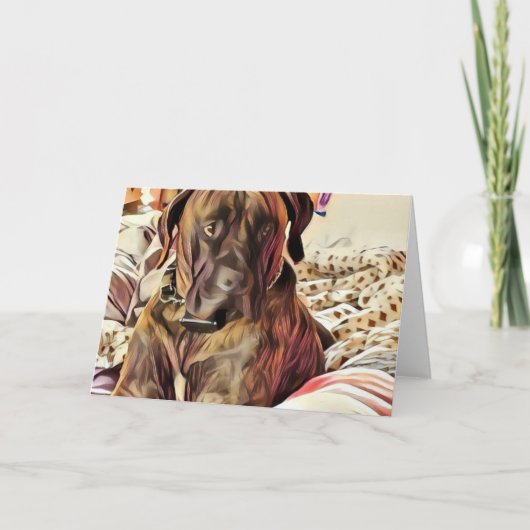 Hondenbriefkaart Kaart (Voorkant)