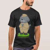Hondenbruidegom Trouwen T-shirt (Voorkant)