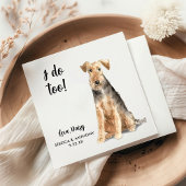 Hondenbruiloft Cocktailservetjes Servet