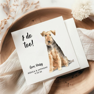 Hondenbruiloft Cocktailservetjes Servet