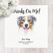 Hondenbruiloft Cocktailservetjes Servet