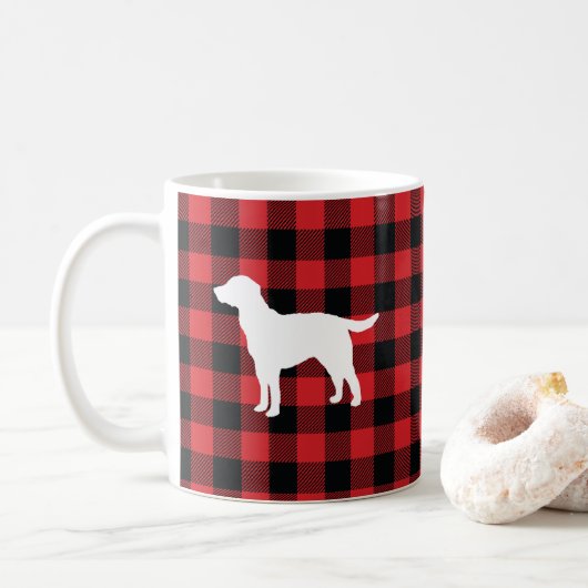 Hondenbuffel Check Mountain Coffee Mok (Met donut)