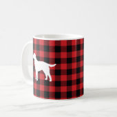 Hondenbuffel Check Mountain Coffee Mok (Voorkant links)