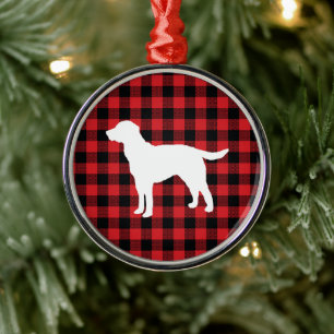 Hondenbuffel Check Mountain Metalen Ornament