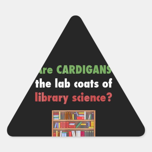 hondencadeau | Bibliotheekwetenschappen Sticker (Voorkant)