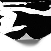 hondencadeau | Bigfoot Walking Dachshund Funny Wie Poster (Hoek)