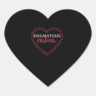 hondencadeau | Dalmatische Moeder Mooi Hart Sticker