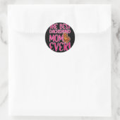 hondencadeau | De beste teckel mam ooit Ronde Sticker (Tas)
