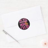 hondencadeau | De beste teckel mam ooit Ronde Sticker (Envelop)